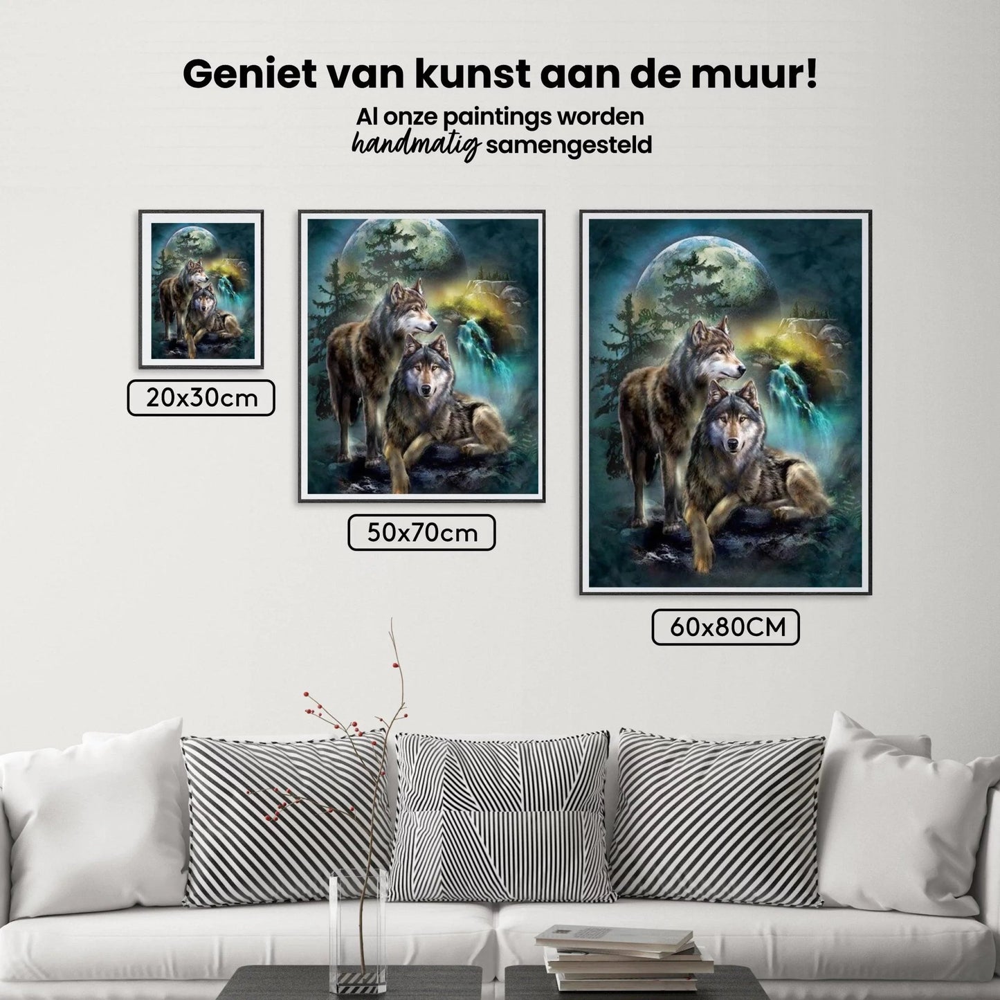 Diamond Painting Księżyc Wilki - SEOS Shop ®