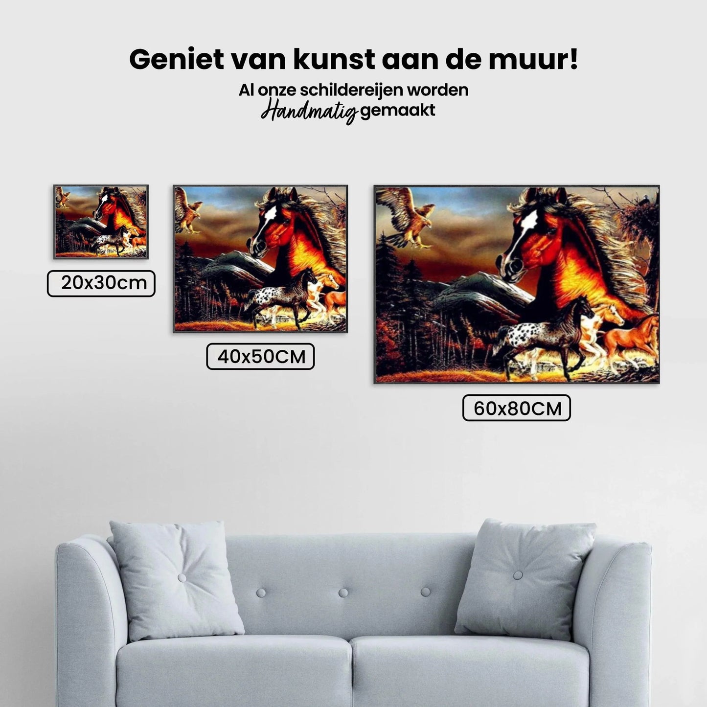 Diamond Painting Potężny koń - SEOS Shop ®
