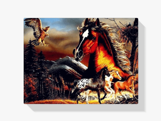 Diamond Painting Potężny koń - SEOS Shop ®