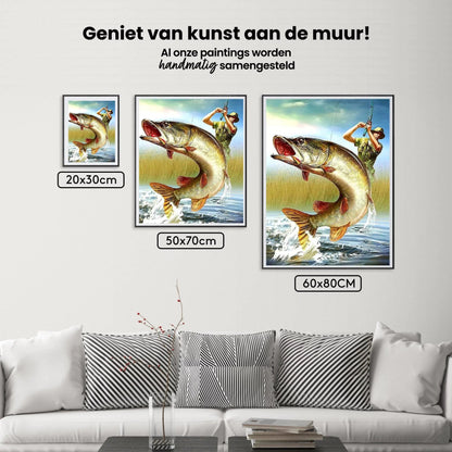 Diamond Painting Mężczyźni łowią ryby - SEOS Shop ®