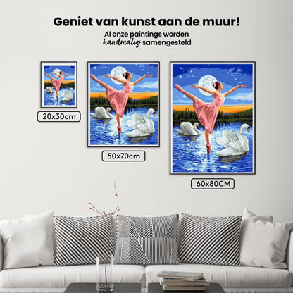 Diamond Painting Dziewczyna tańczy na wodzie - SEOS Shop ®