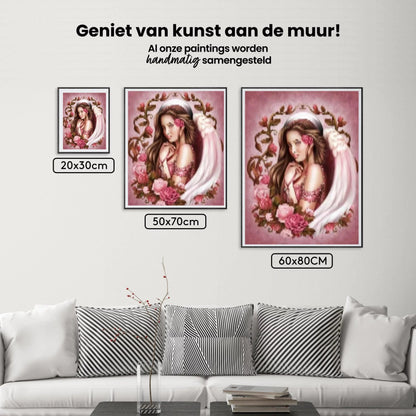 Diamond Painting Dziewczyna z różą - SEOS Shop ®