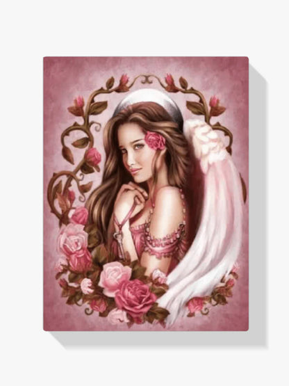 Diamond Painting Dziewczyna z różą - SEOS Shop ®