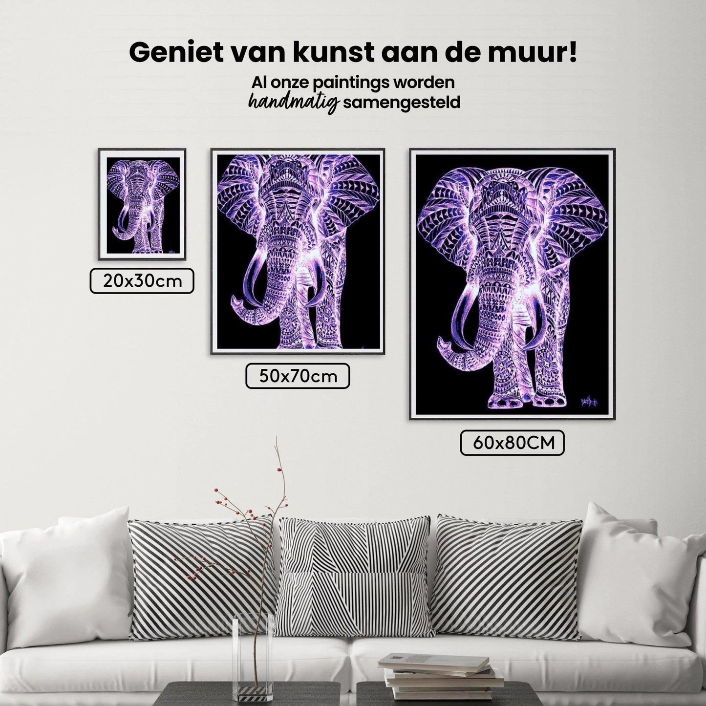 Diamond Painting Słonik dla miłośników - SEOS Shop ®