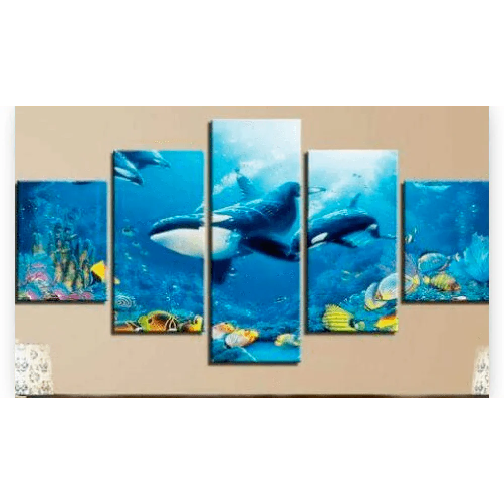 Diamond Painting Orki w morzu 5-elementowy - SEOS Shop ®