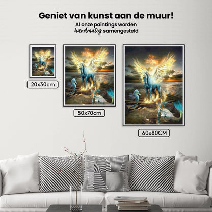 Diamond Painting Koń Syrenka i Seahorse - SEOS Shop ®