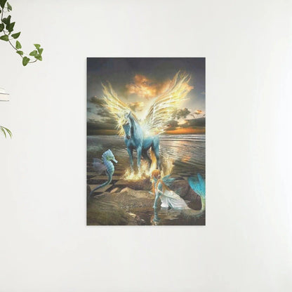 Diamond Painting Koń Syrenka i Seahorse - SEOS Shop ®