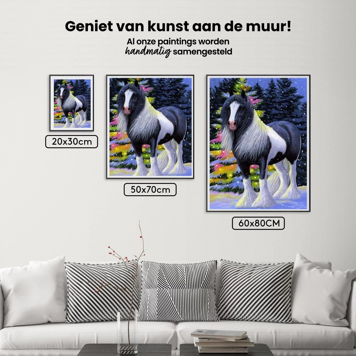 Diamond Painting Koń w śniegu - SEOS Shop ®