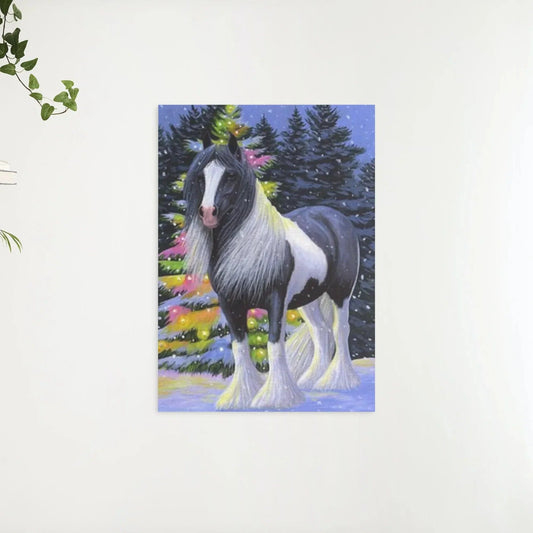Diamond Painting Koń w śniegu - SEOS Shop ®