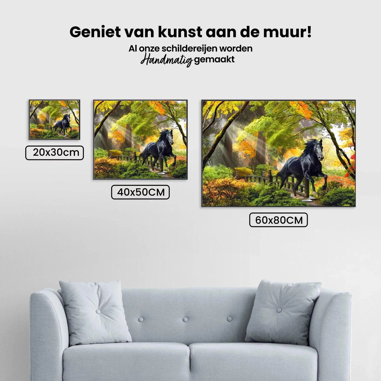 Diamond Painting Koń w lesie - SEOS Shop ®