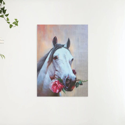 Diamond Painting Koń z różą - SEOS Shop ®