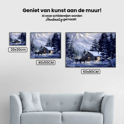 Diamond Painting Konie przy chatce - SEOS Shop ®