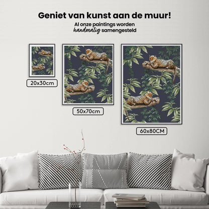 Diamond Painting Pakket Jachtluipaard na drzewie - SEOS Shop ®