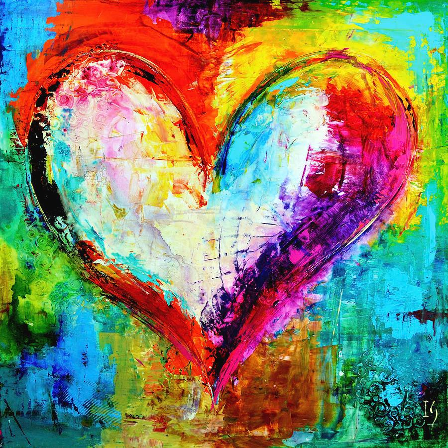 Diamond Painting Zestaw Kolorowe serce - SEOS Shop ®
