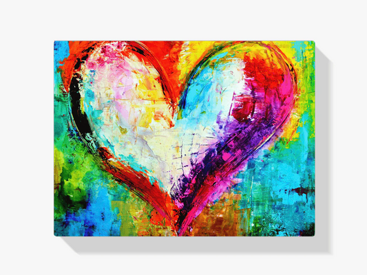 Diamond Painting Zestaw Kolorowe serce - SEOS Shop ®
