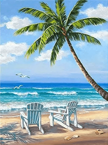 Diamond Painting - Plaża w Raju - SEOS Shop ®