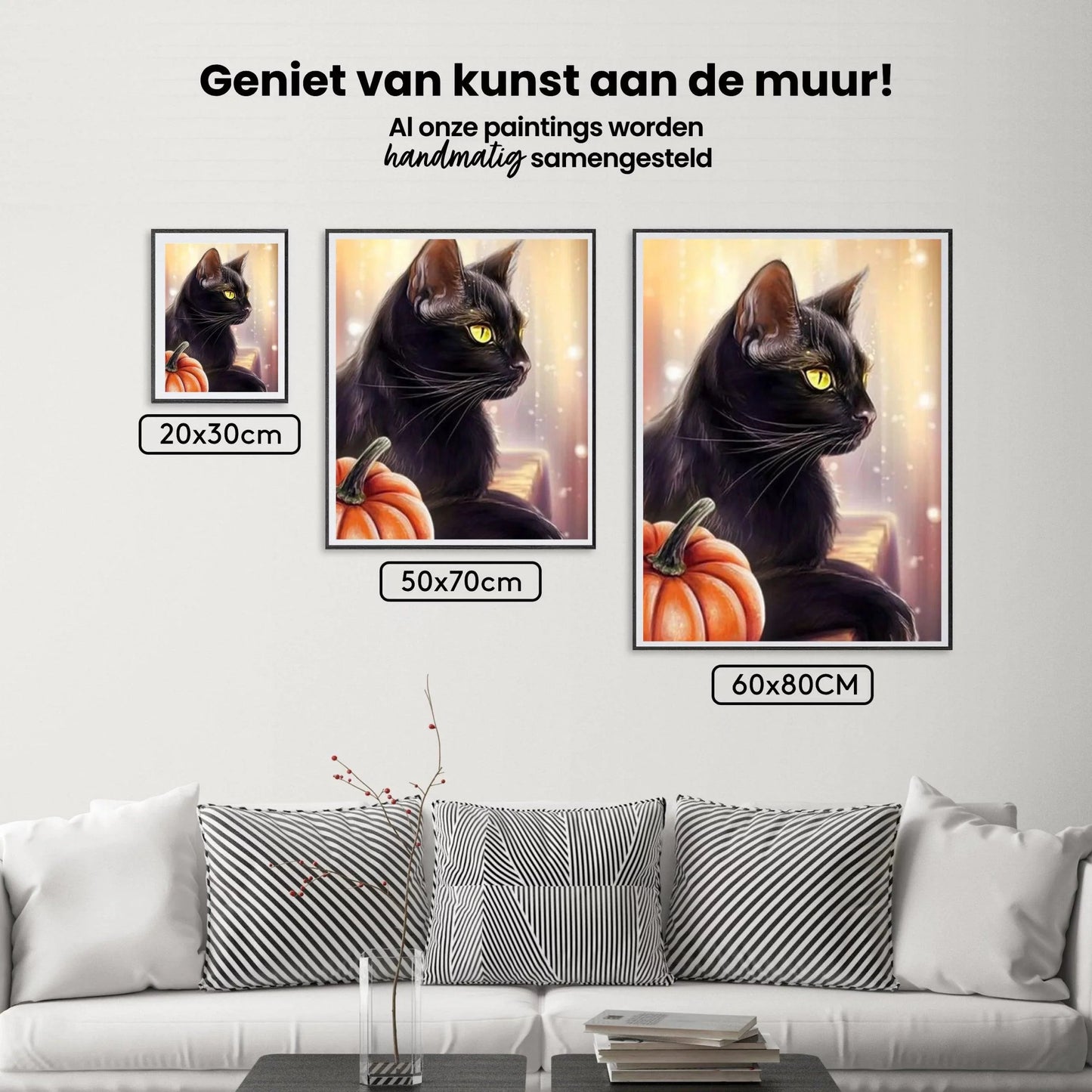 Diamond Painting Dynia i Czarny Kot - SEOS Shop ®