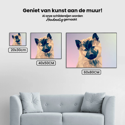 Diamond Painting Puppy Vector rysunek - SEOS Shop ®