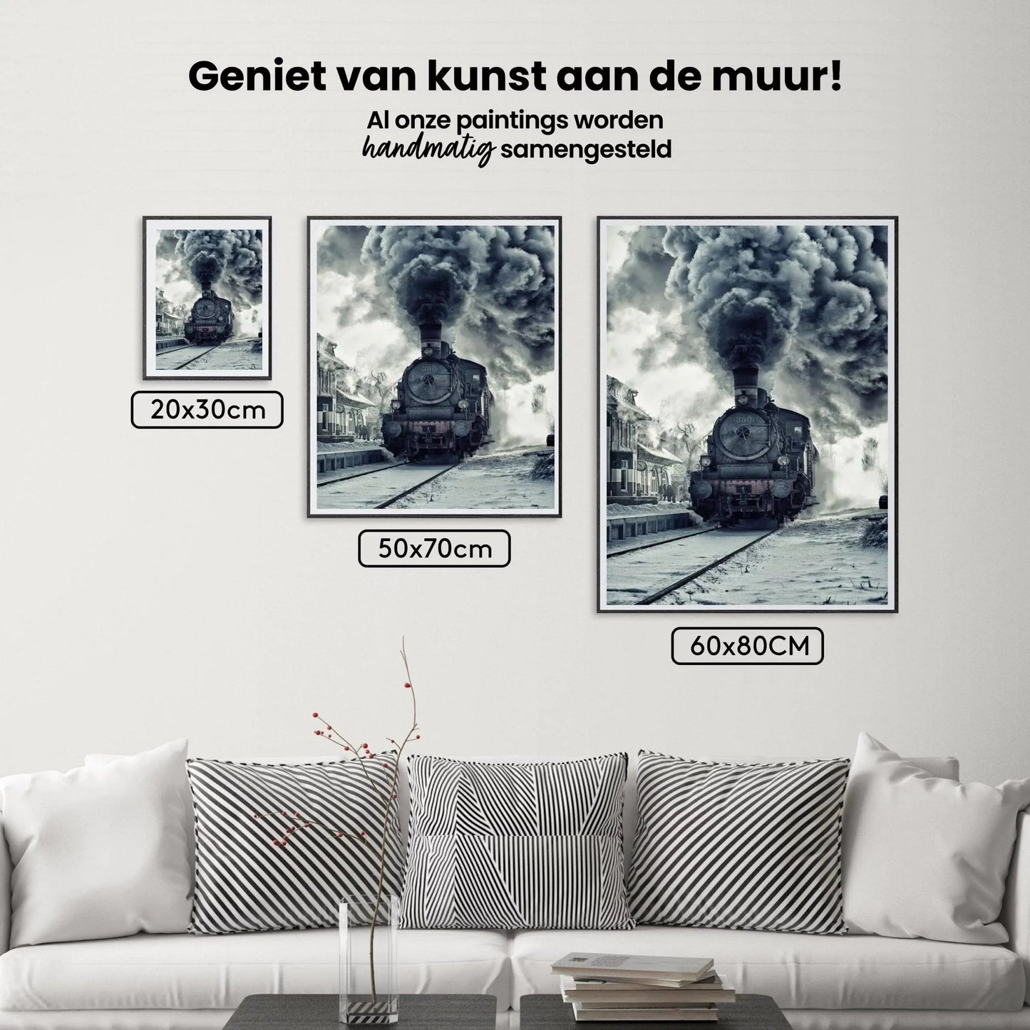 Diamond Painting Palący się pociąg – SEOS Shop ®