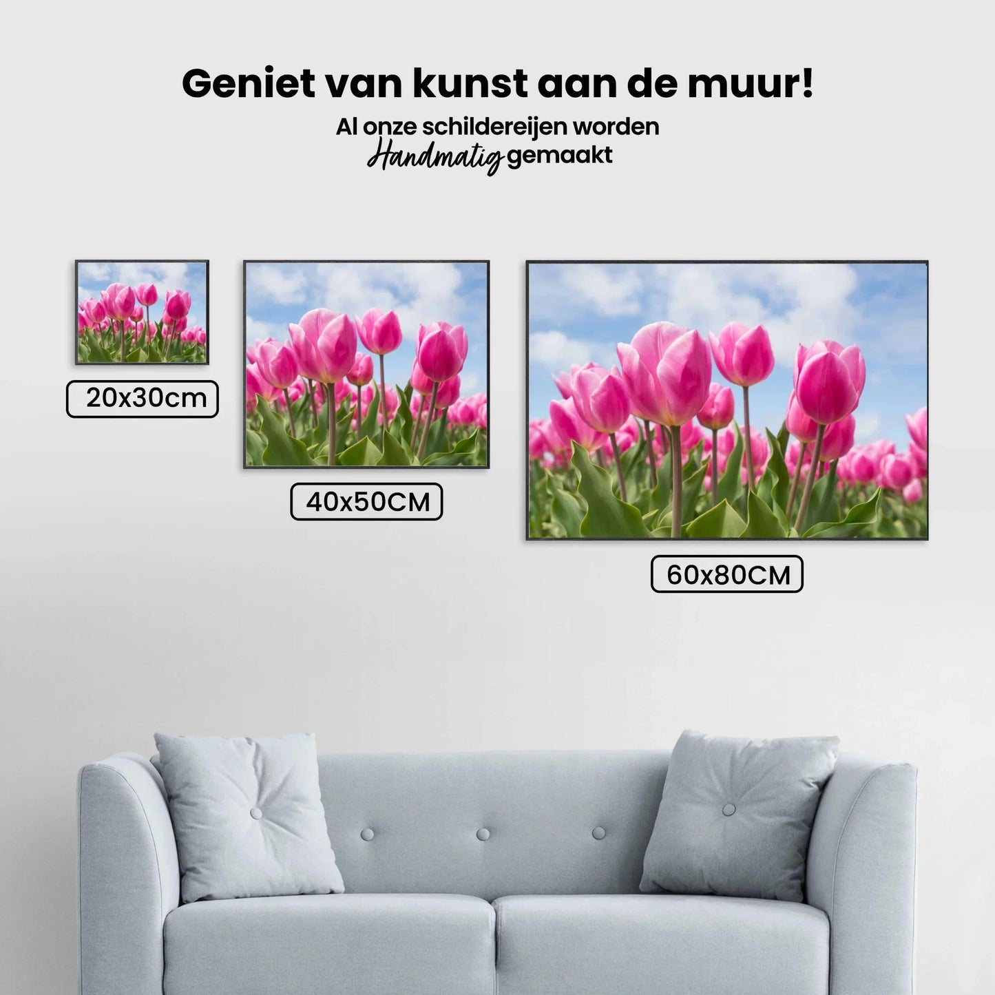 Diamond Painting Różowe tulipany - SEOS Shop ®