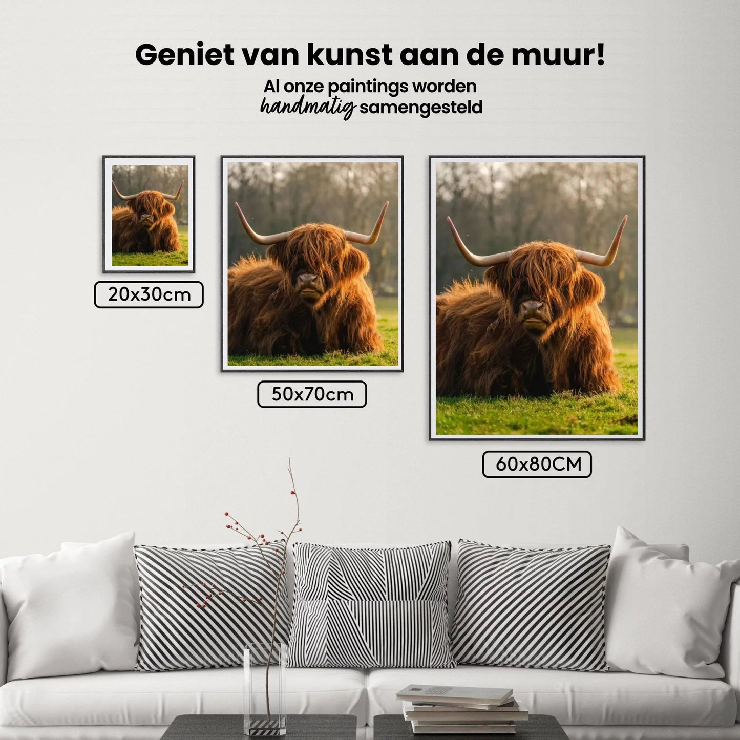 Diamond Painting Szkocki Highlander - Szkocka krowa Highlands z bliska - SEOS Shop ®