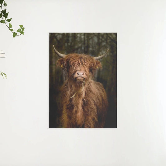 Diamond Painting Szkocki Highlander - Szkocki Highlander w lesie - SEOS Shop ®