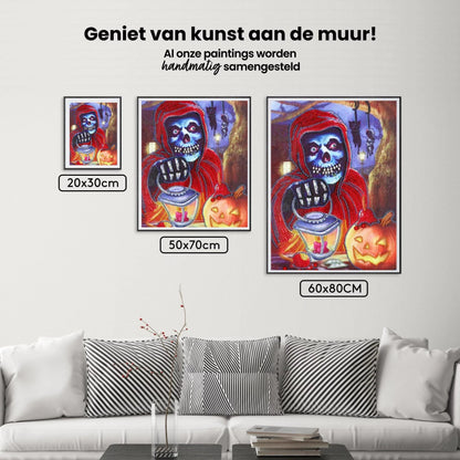 Diamond Painting Szkielet z Lampą - SEOS Shop ®