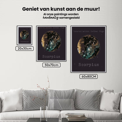 Diamond Painting Znak Zodiaku - Skorpion - SEOS Shop ®