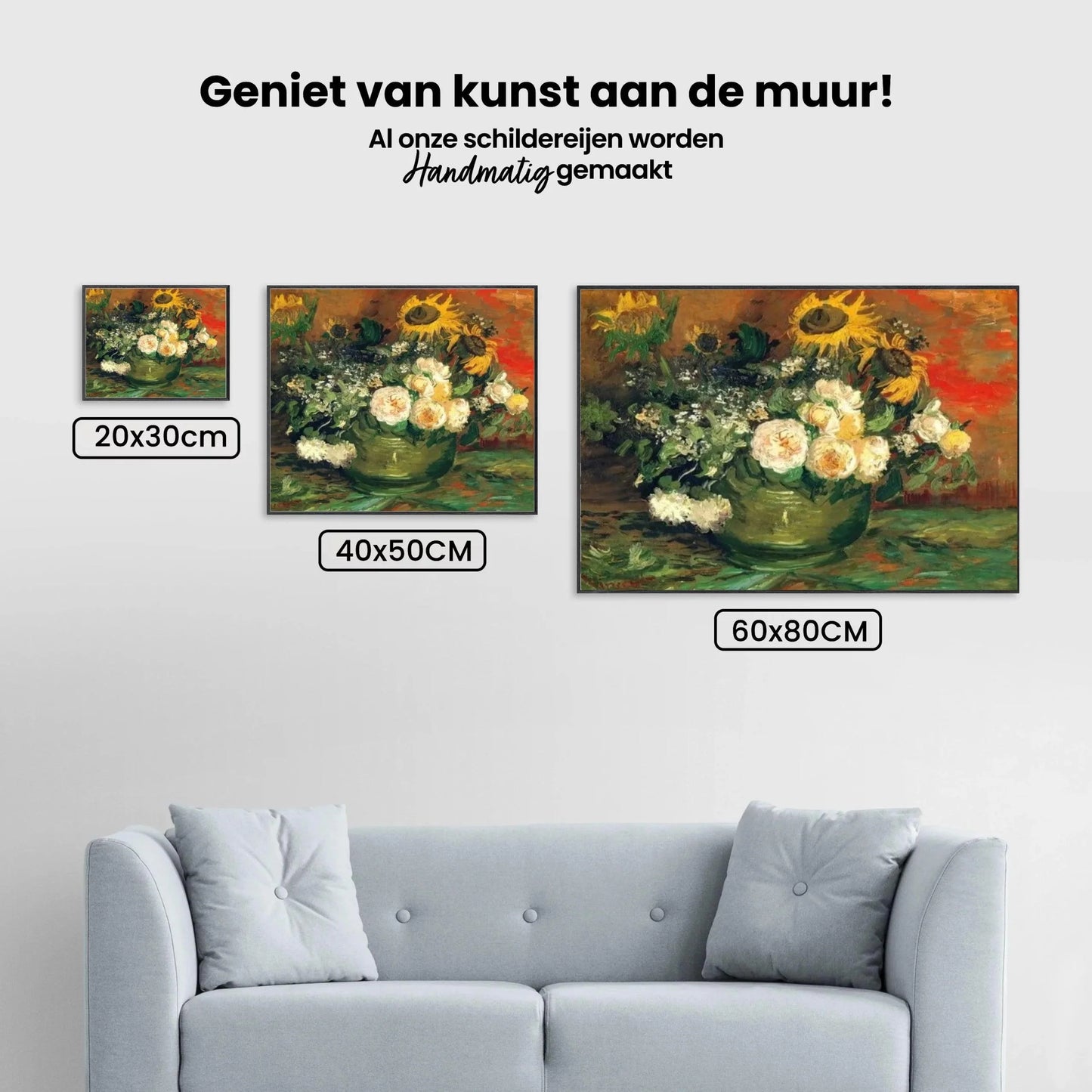 Diamond Painting Martwa natura z różami i słonecznikami - SEOS Shop ®