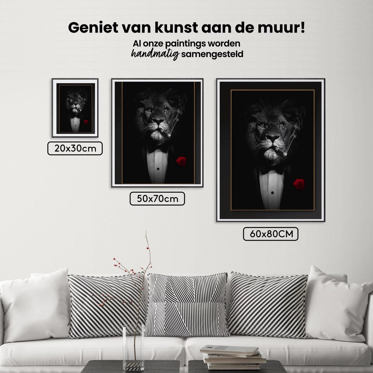 Diamond Painting Lew w garniturze - SEOS Shop ®
