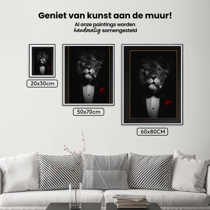 Diamond Painting Lew w garniturze - SEOS Shop ®