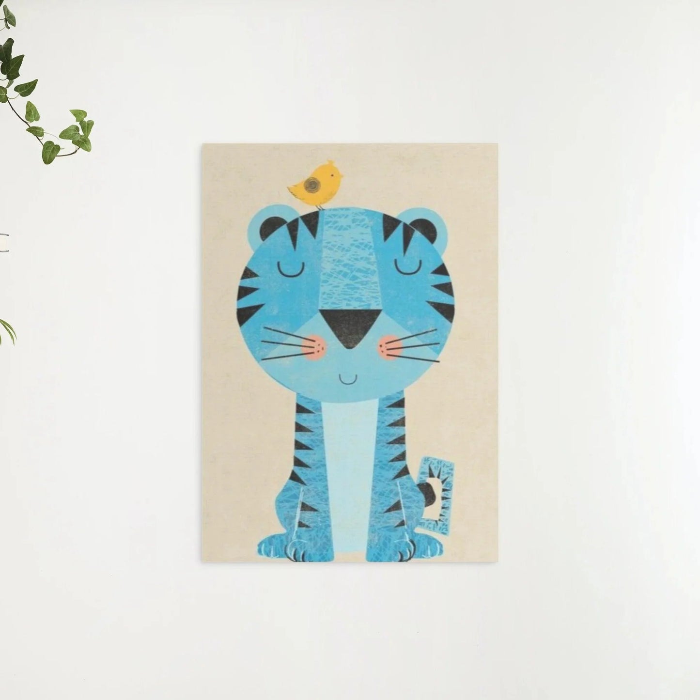 Diamond Painting Tygrys z ptaszkiem na głowie - SEOS Shop ®