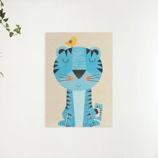 Diamond Painting Tygrys z ptaszkiem na głowie - SEOS Shop ®