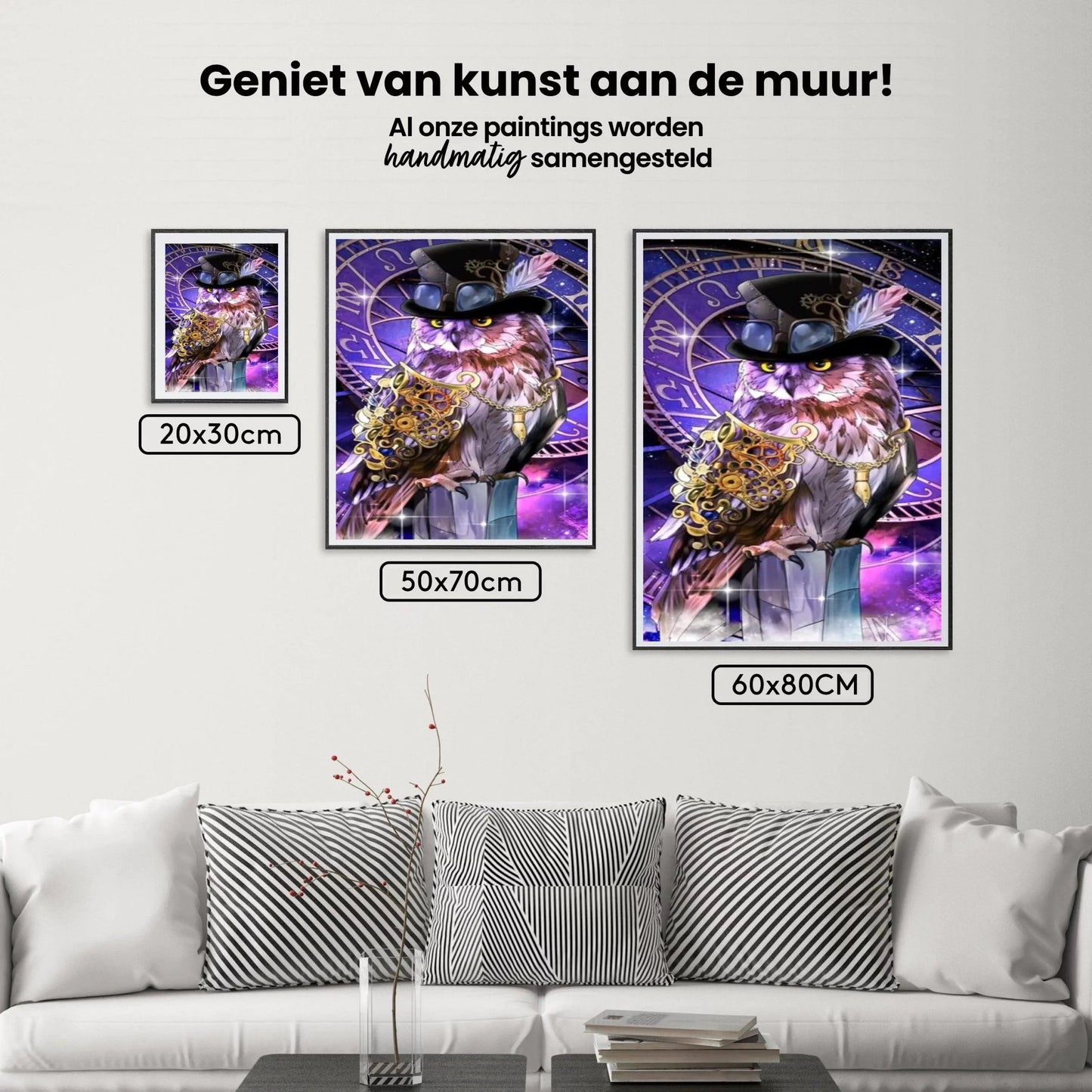 Diamond Painting Sowa Zegar - SEOS Shop ®