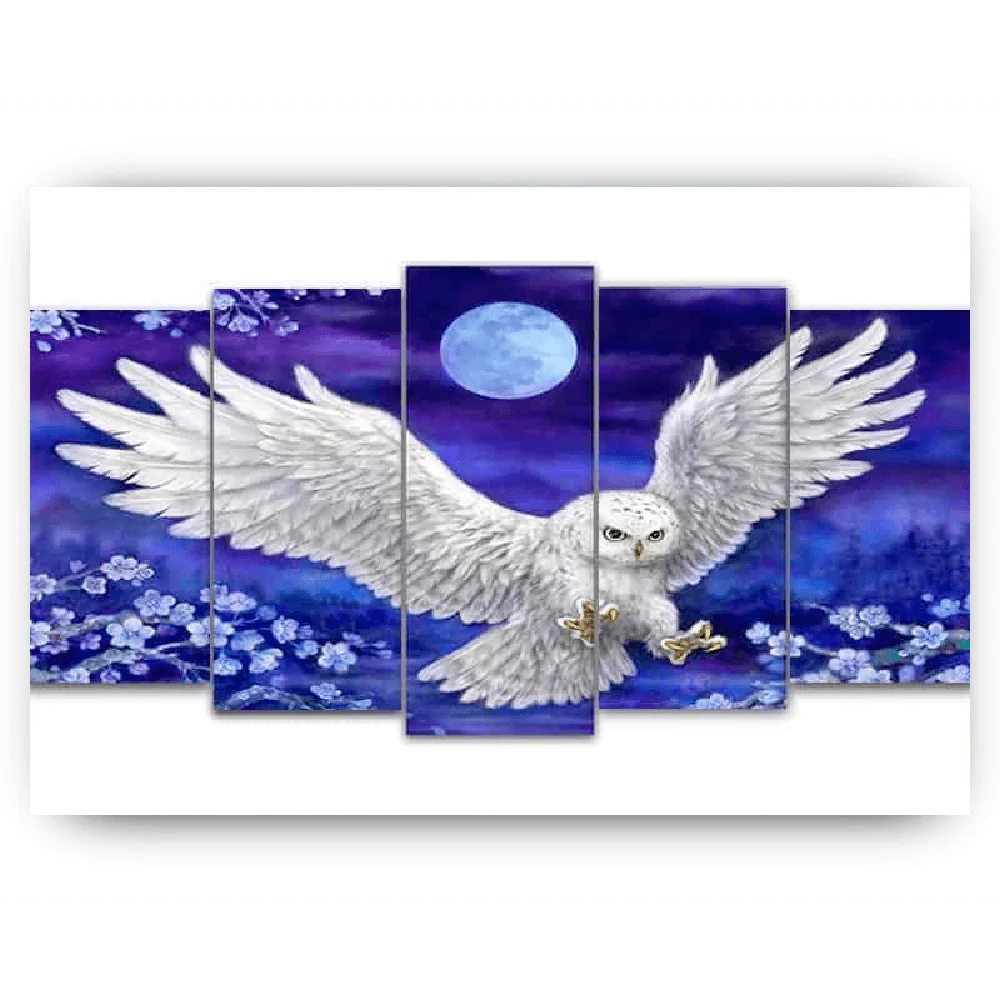 Diamond Painting Sowa pod Księżycem 5 elementów - SEOS Shop ®