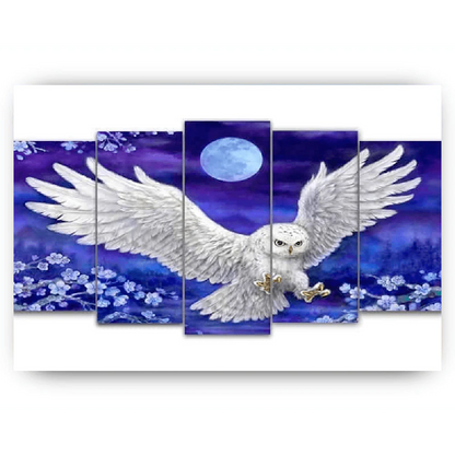 Diamond Painting Sowa pod Księżycem 5 elementów - SEOS Shop ®