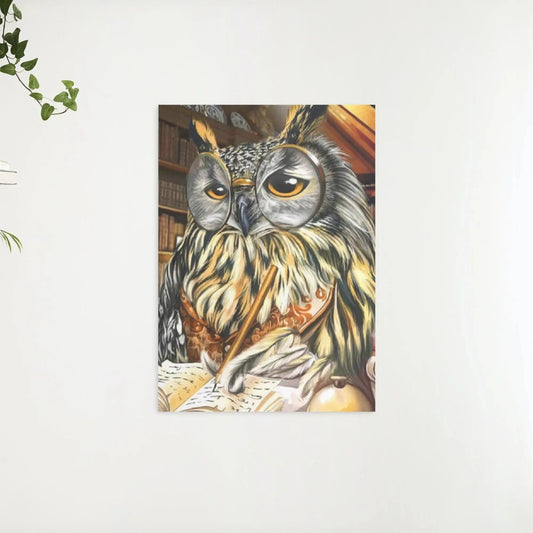 Diamond Painting Sowa pisze na papierze - SEOS Shop ®