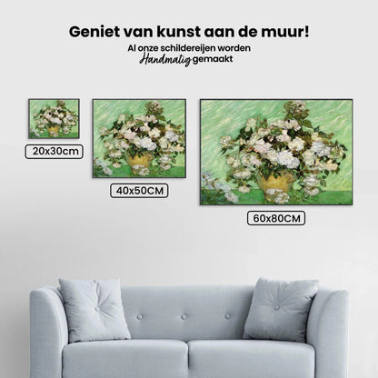 Diamond Painting Wazon z Różowymi Różami - SEOS Shop ®