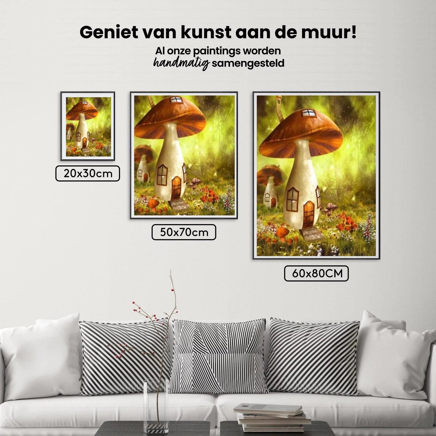 Diamond Painting Oświetlenie Grzybowego Domku - SEOS Shop ®