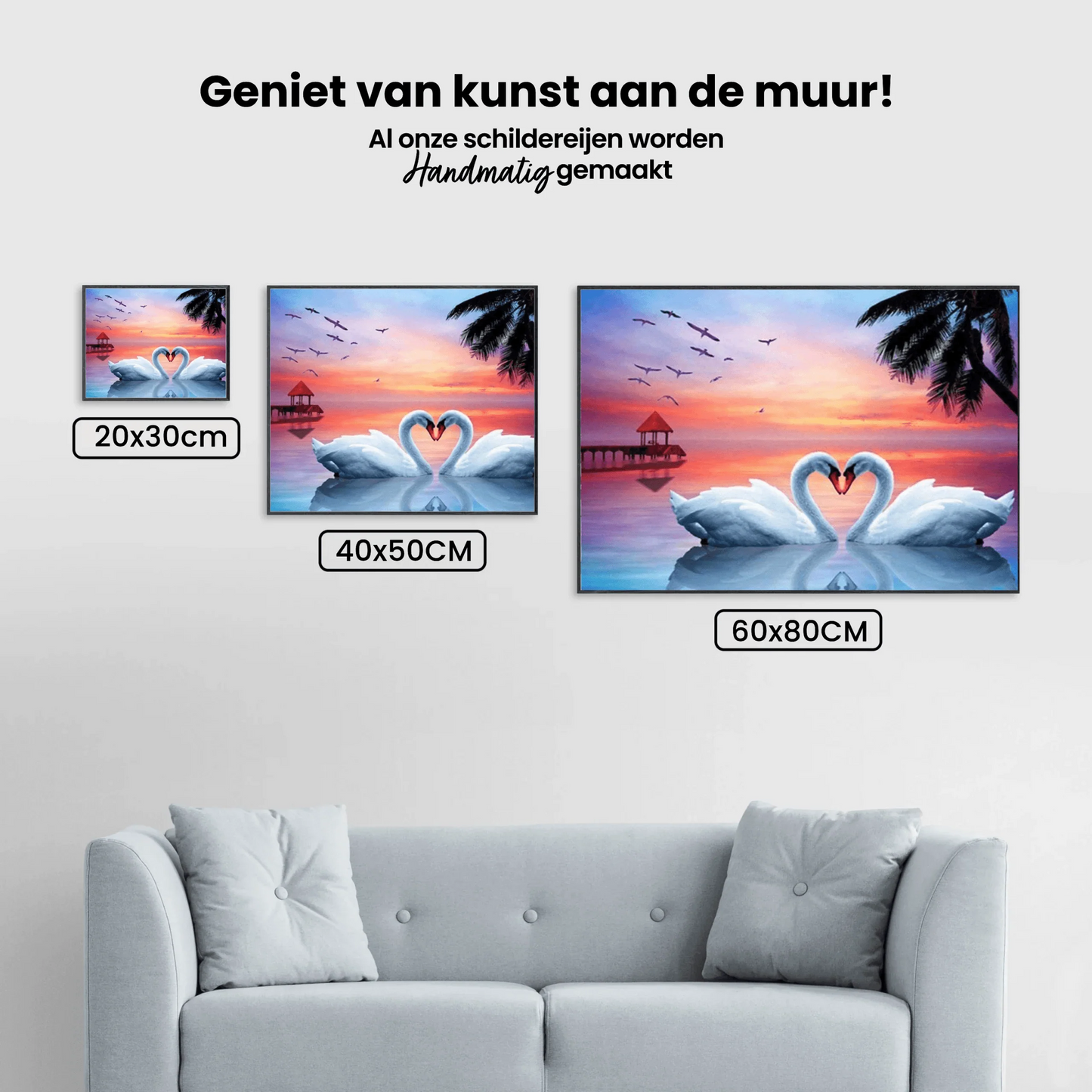 Diamond Painting Zakochane Łabędzie – SEOS Shop ®