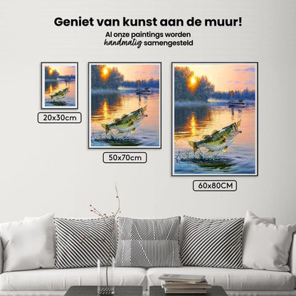 Diamond Painting Łowienie ryb z łodzi - SEOS Shop ®