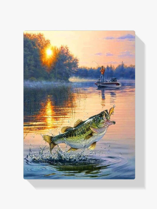 Diamond Painting Łowienie ryb z łodzi - SEOS Shop ®