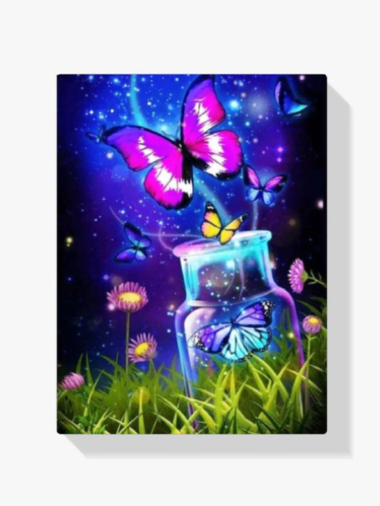 Diamond Painting Motyle w doniczce - SEOS Shop ®