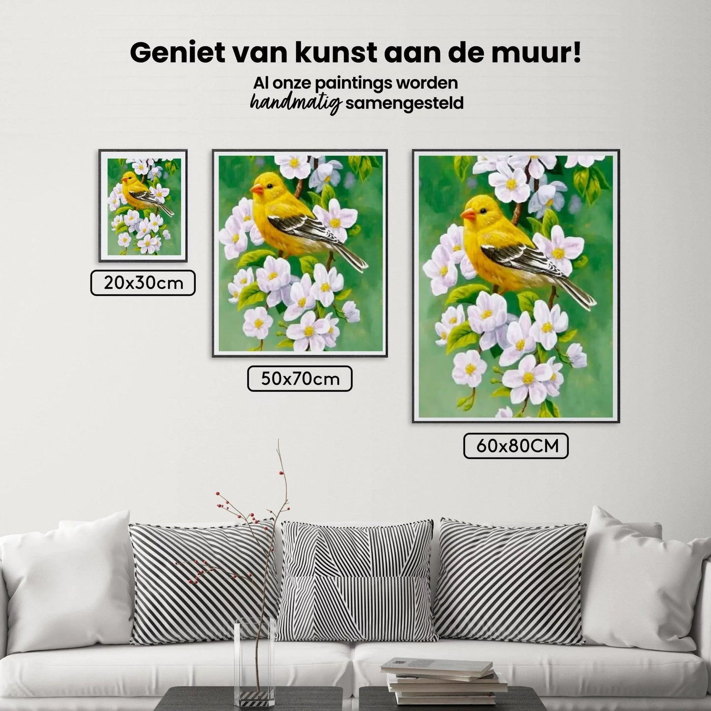 Diamond Painting Ptak z kwiatem - SEOS Shop ®