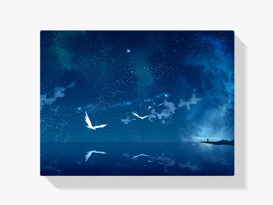 Diamond Painting Ptaki w nocy - SEOS Shop ®