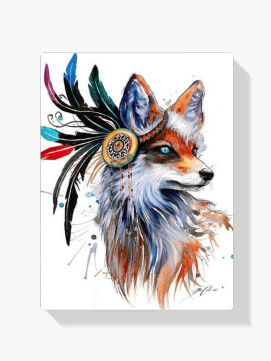 Diamond Painting Lis z piórami - SEOS Shop ®
