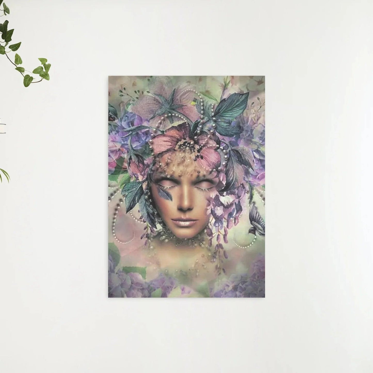 Diamond Painting Kobiety z kwiatem i ptakiem - SEOS Shop ®