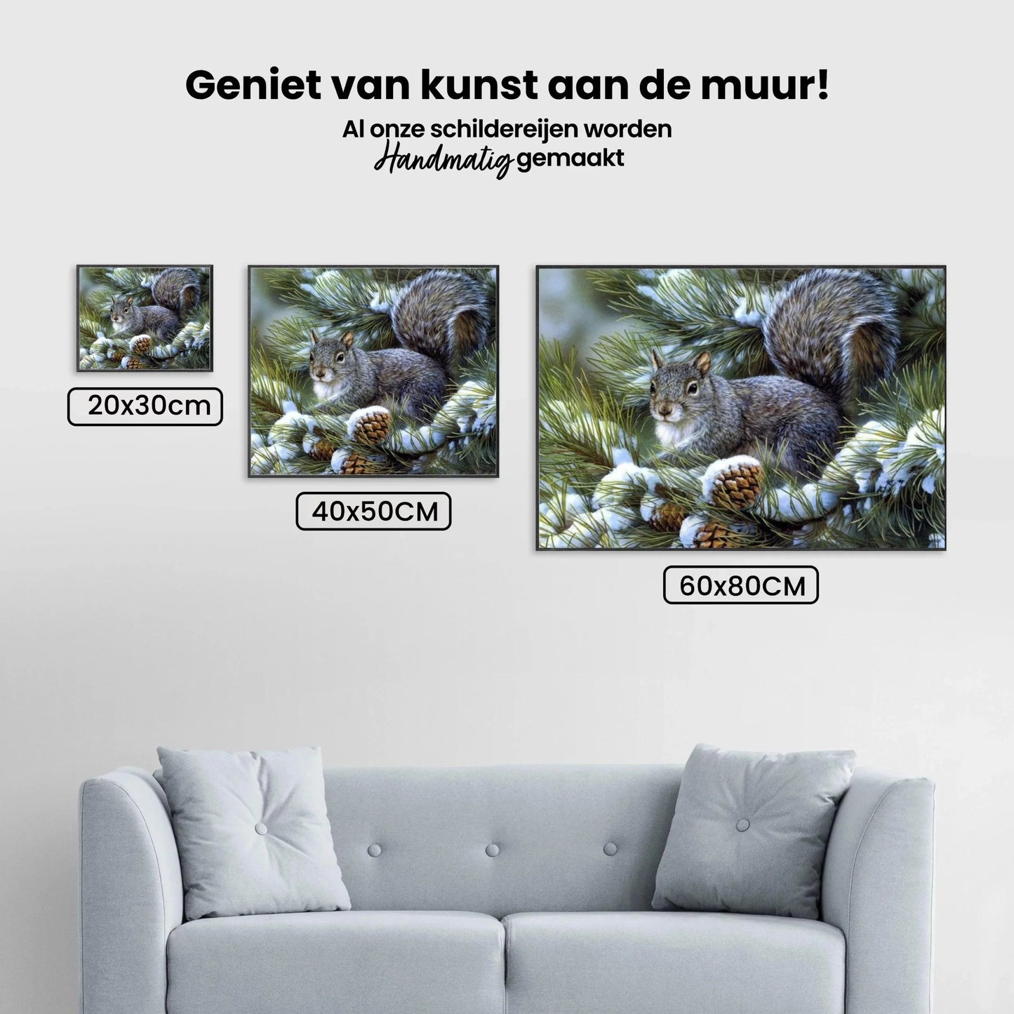 Diamond Painting Zima Urocza Wiewiórka - SEOS Shop ®