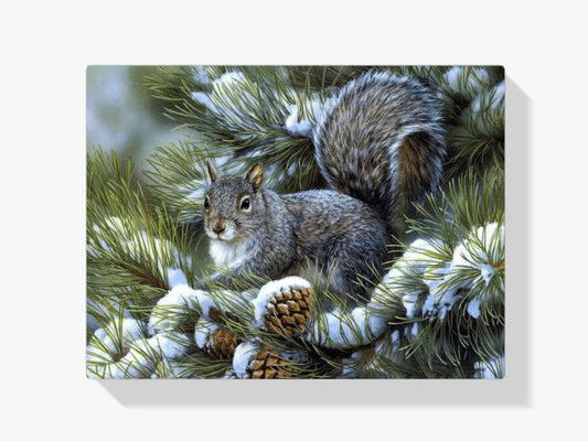 Diamond Painting Zima Urocza Wiewiórka - SEOS Shop ®