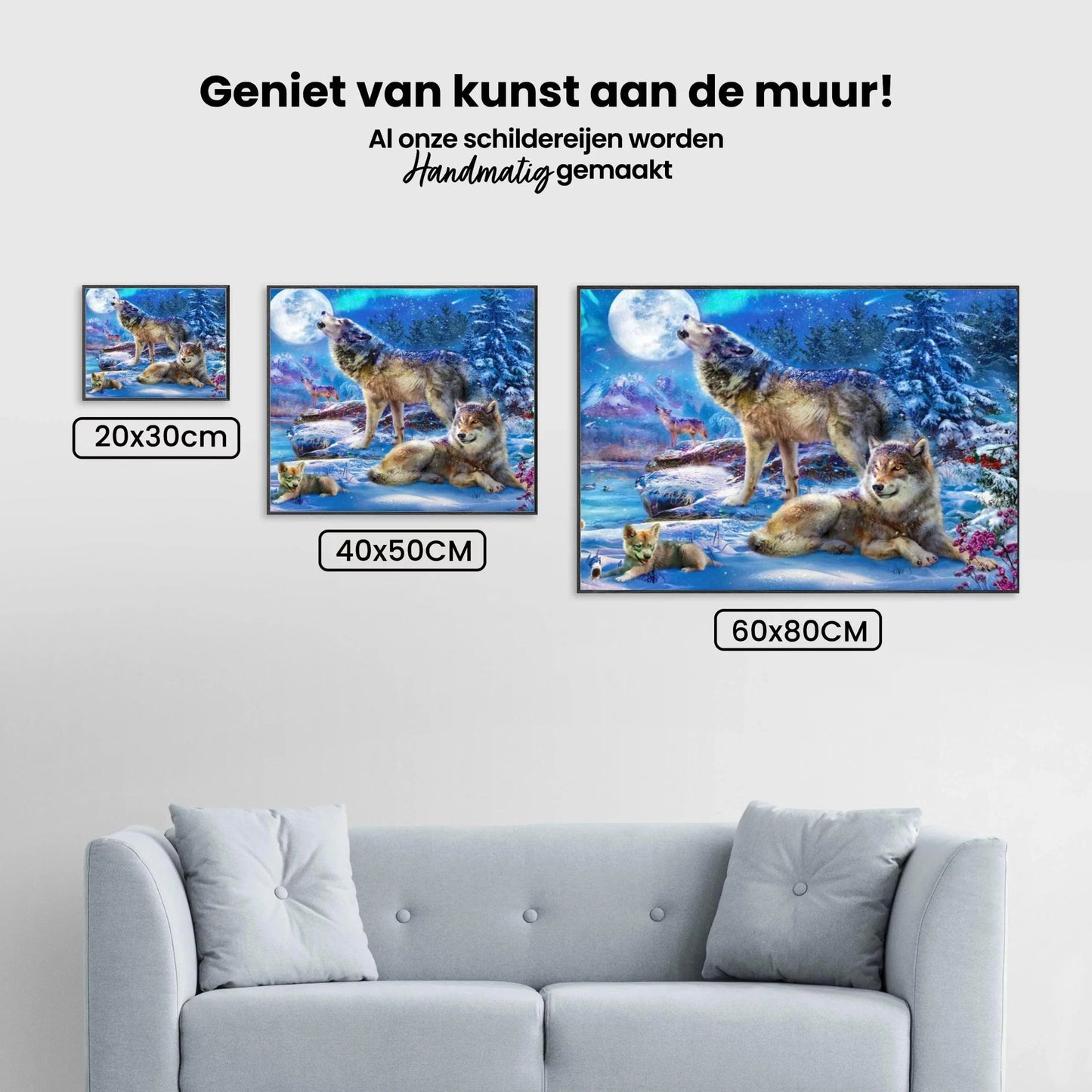 Diamond Painting Wilk Zimowy i Jego Wycie - SEOS Shop ®